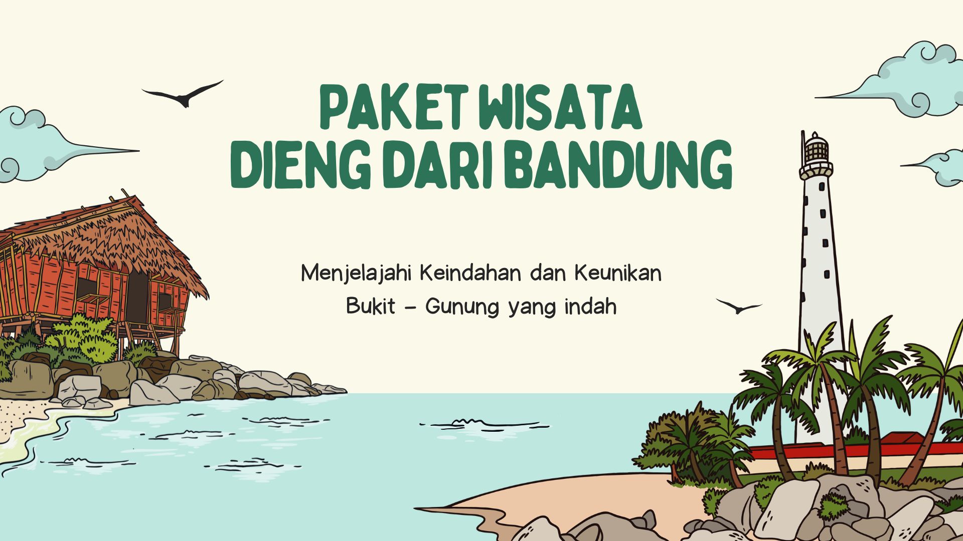 Paket wisata Dieng dari Bandung