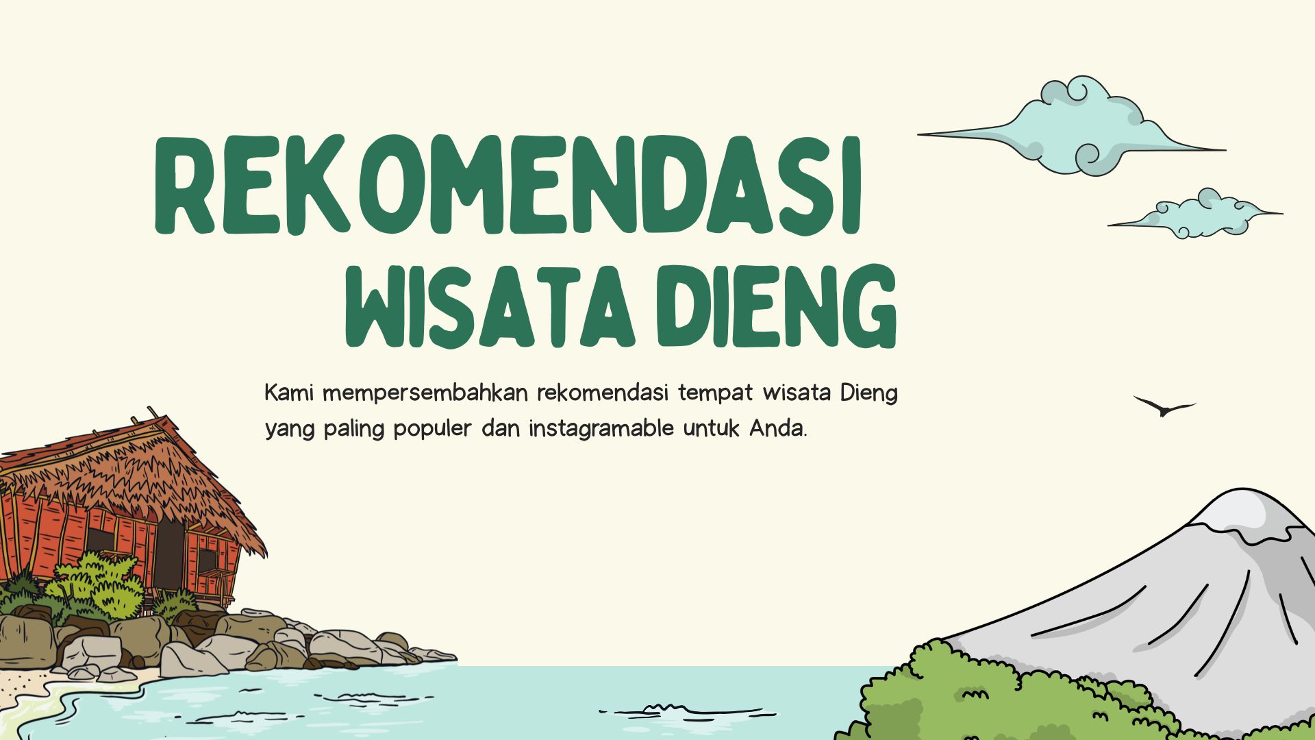 Rekomendasi wisata Dieng